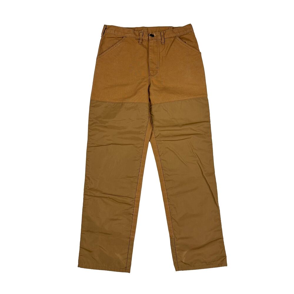 Liberty VTG Brush Hunting Pants Mens 32x32 Brown Canvas Field Briar Workwear USA